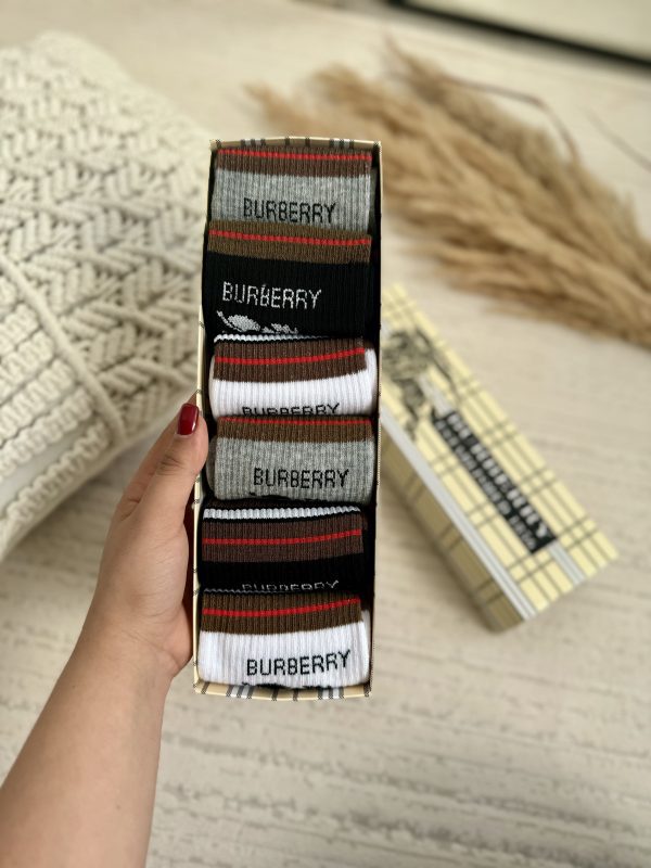 پک جوراب ساقدار مردانهBURBERRY