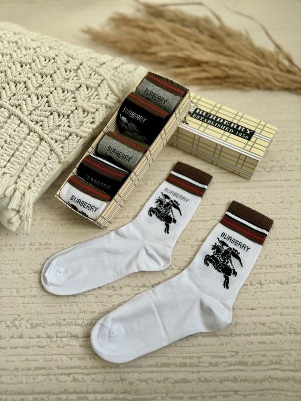 پک جوراب ساقدار مردانهBURBERRY - Image 2
