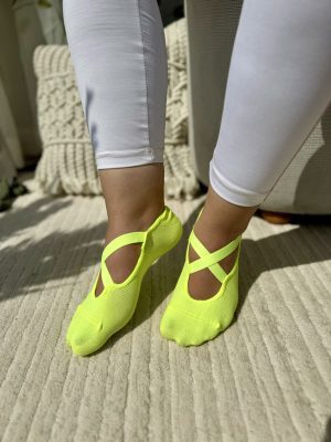 جوراب پیلاتس و یوگا مدل کالجی ترک