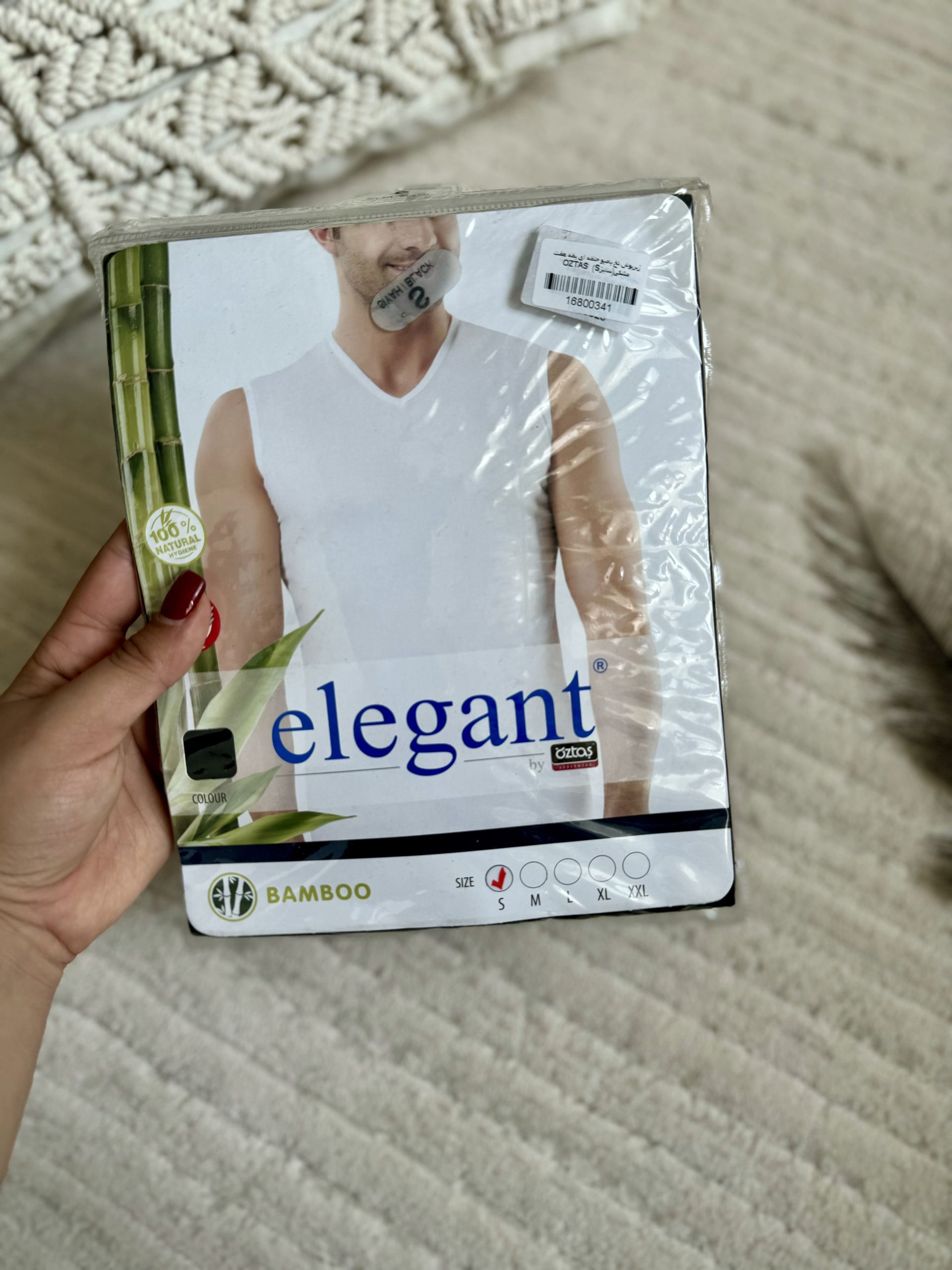 زیرپوش آستین حلقه ای نخ بامبوelegant(oztas)