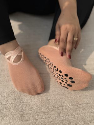 کالج بند ضربدری شاینyoga socks